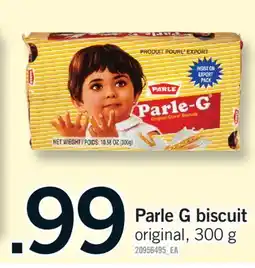 Fortinos PARLE G BISCUIT, 300g offer