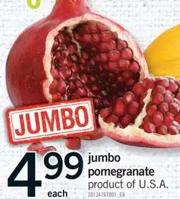 Fortinos JUMBO POMEGRANATE offer