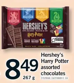 Fortinos HERSHEY'S HARRY POTTER ASSORTED CHOCOLATES, 267g offer
