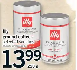 Fortinos ILLY GROUND COFFEE, 250 G offer