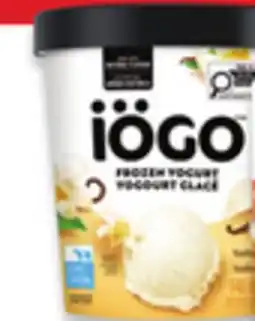 Walmart Iogo frozen yogurt tubs 946 mL offer