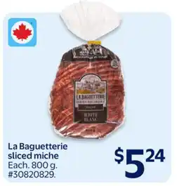 Walmart La Baguetterie sliced miche offer