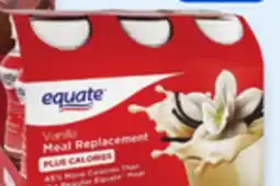 Walmart Equate Plus Calories Meal Replacement Shakes offer