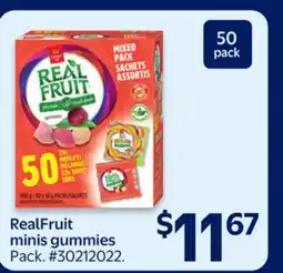 Walmart RealFruit minis gummies offer