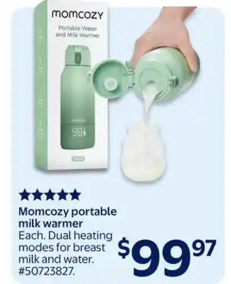 Walmart Momcozy Portable Milk Warmer offer