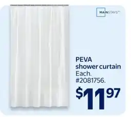 Walmart PEVA shower curtain offer