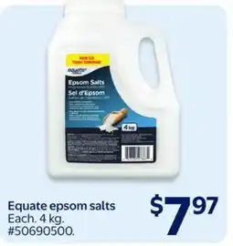 Walmart Equate epsom salts offer