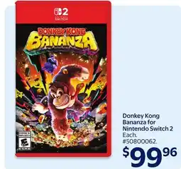 Walmart Donkey Kong Bananza for Nintendo Switch 2 offer