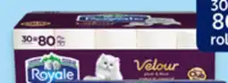 Walmart Royale 2-ply bathroom tissue 30-pack offer