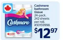 Walmart Cashmere bathroom tissue offer