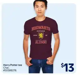 Walmart Harry Potter tee offer