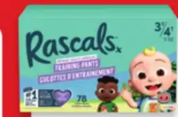 Walmart Rascals a premium super econo pack training pants offer