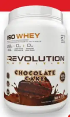 Walmart Revolution Nutrition iso whey protein powder offer
