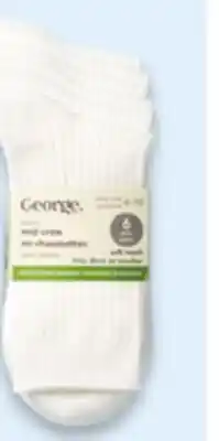Walmart Women's mid-crew socks 6-pack offer