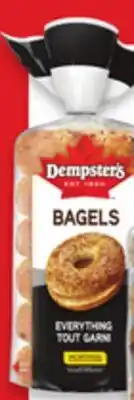 Walmart Dempster's core or premium bagels offer