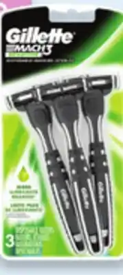 Walmart Gillette Mach3 Razors 3-pack offer