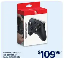 Walmart Nintendo Switch 2 Pro controller offer