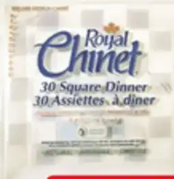 Walmart Royal Chinet square plates 30s offer