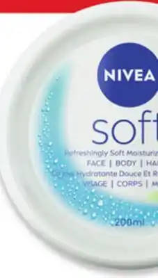 Walmart NIVEA Soft moisturizing all-purpose cream offer