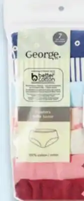 Walmart Kids' packaged underwear offer