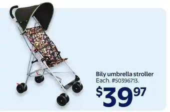 Walmart Bily umbrella stroller offer