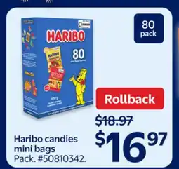 Walmart Haribo candies mini bags offer