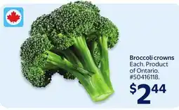 Walmart Broccoli crowns offer
