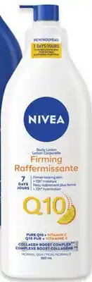 Walmart NIVEA firming body lotion offer