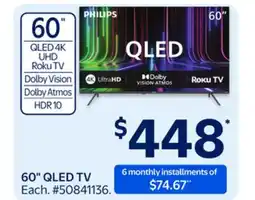 Walmart 60 QLED TV offer