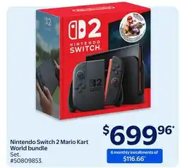 Walmart Nintendo Switch 2 Mario Kart World bundle offer