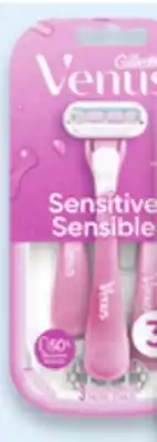 Walmart Gillette Venus Sensitive razors 3-pack offer