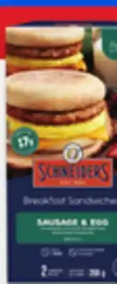 Walmart Schneiders breakfast sandwich or egg bites offer