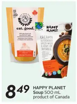 Sobeys HAPPY PLANET Soup offer
