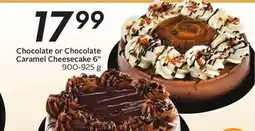 Sobeys Chocolate or Chocolate Caramel Cheesecake offer