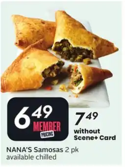 Sobeys NANA'S Samosas offer