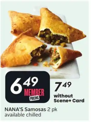 Sobeys NANA'S Samosas offer