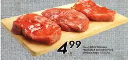 Sobeys Fresh BBQ Whiskey Marinated Boneless Pork Sirloin Chops offer