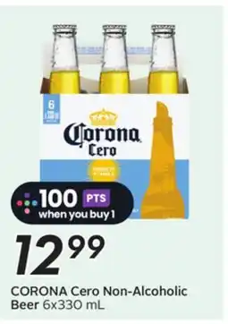 Sobeys CORONA Cero Non-Alcoholic Beer offer