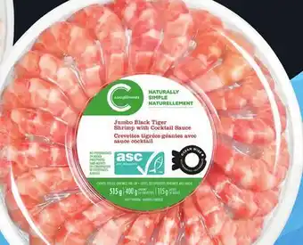 Sobeys COMPLIMENTS NATURALLY SIMPLE Black Tiger Shrimp Ring offer