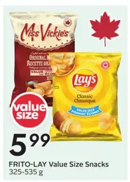 Sobeys FRITO-LAY Value Size Snacks offer