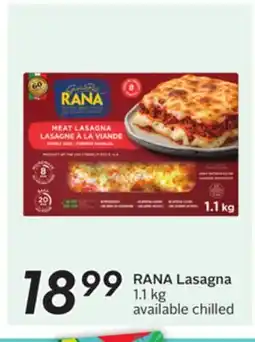 Sobeys RANA Lasagna offer