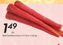 Sobeys Red Carrots offer