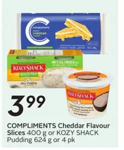 Sobeys COMPLIMENTS Cheddar Flavour Slices offer