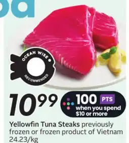 Sobeys Yellowfin Tuna Steaks offer