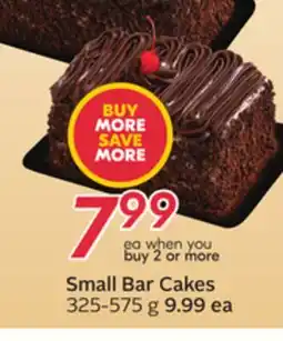 Sobeys Small Bar Cakes offer
