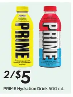 Sobeys PRIME Hydration Drink offer