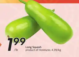 Sobeys Long Squash offer