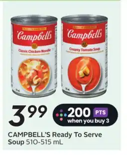 Sobeys CAMPBELL'S Ready To Serve Soup offer