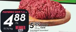 Sobeys Fresh Regular Ground Beef offer