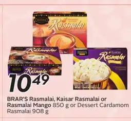 Sobeys BRAR'S Rasmalai, Kaisar Rasmalai or Rasmalai Mango offer